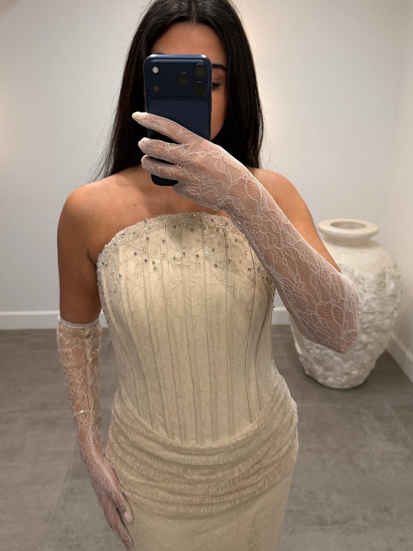 Derin Dress Beige