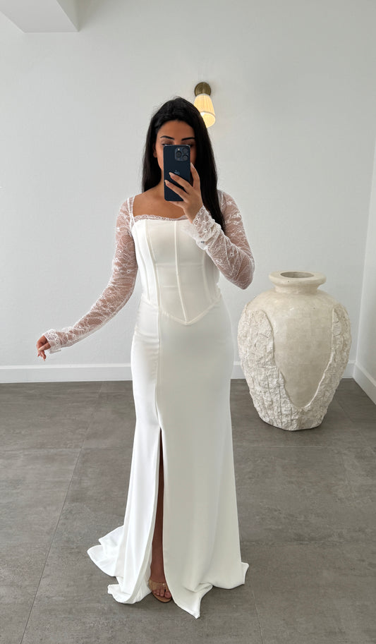 Nara Dress White
